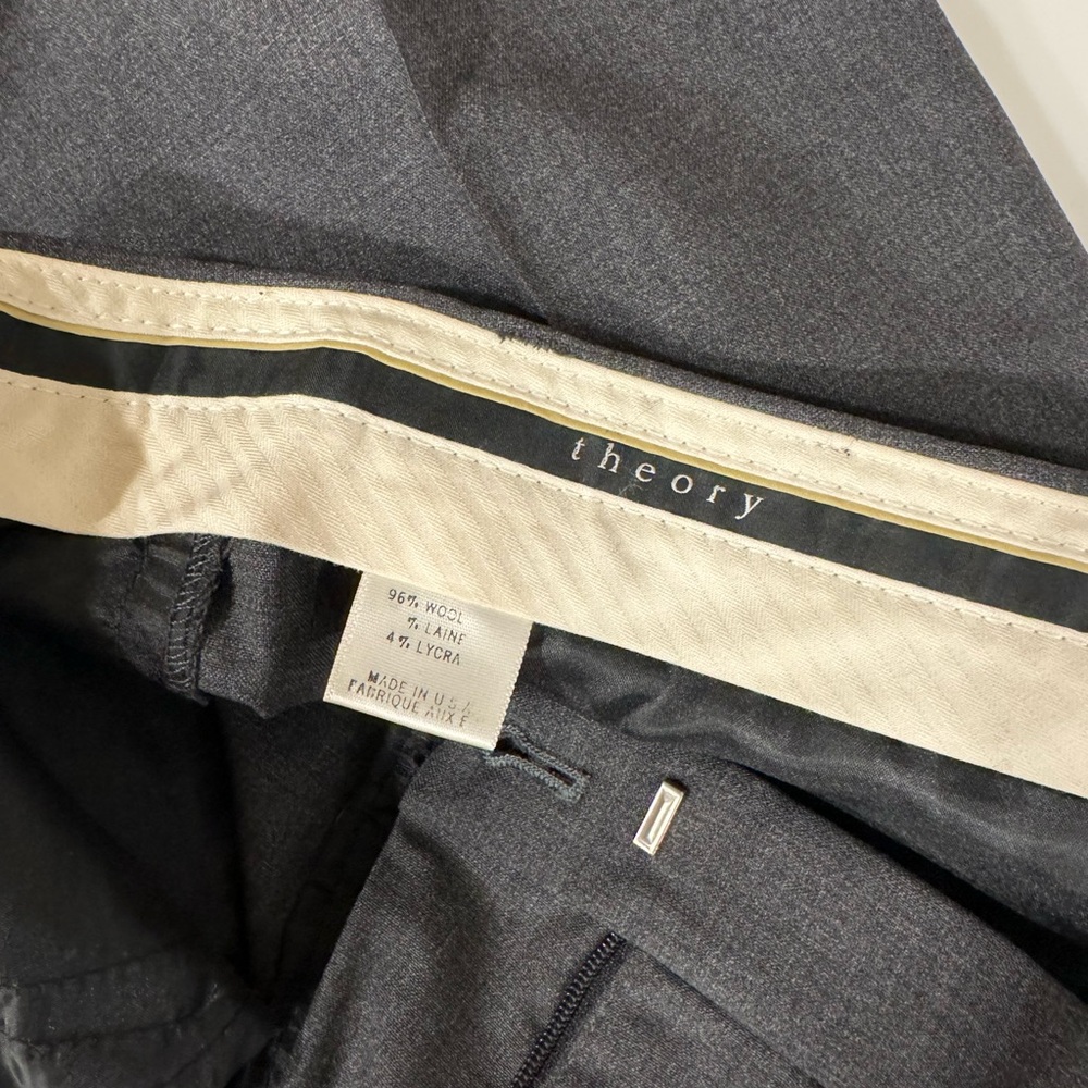 Theory pants. Size 10. Dark grey